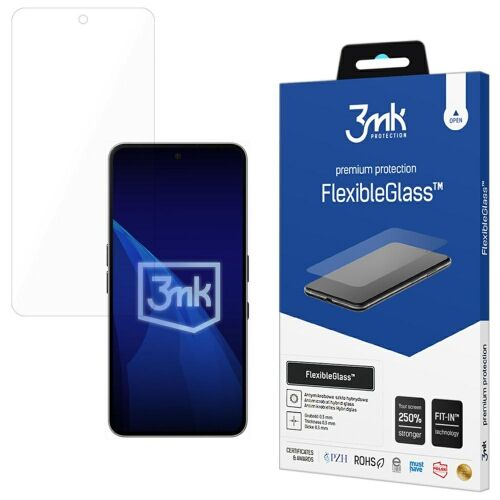 Hibrid üveg Nothing Phone 3a 3MK FlexibleGlass készülékhez 148827940 - Kijelzővédő fólia