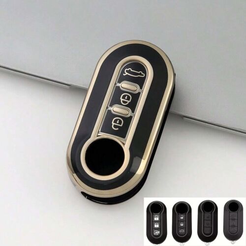 Opel 3 gombos bicskakulcs TPU tok fekete arany 148851378 - Autókulcs védőtok