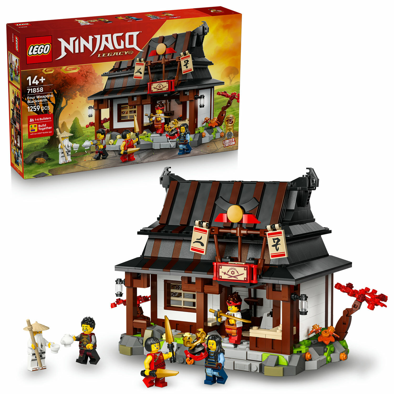 E-shop LEGO® NINJAGO® Koviareň štyroch zbraní, 15. výročie, na Veľkú noc 71858