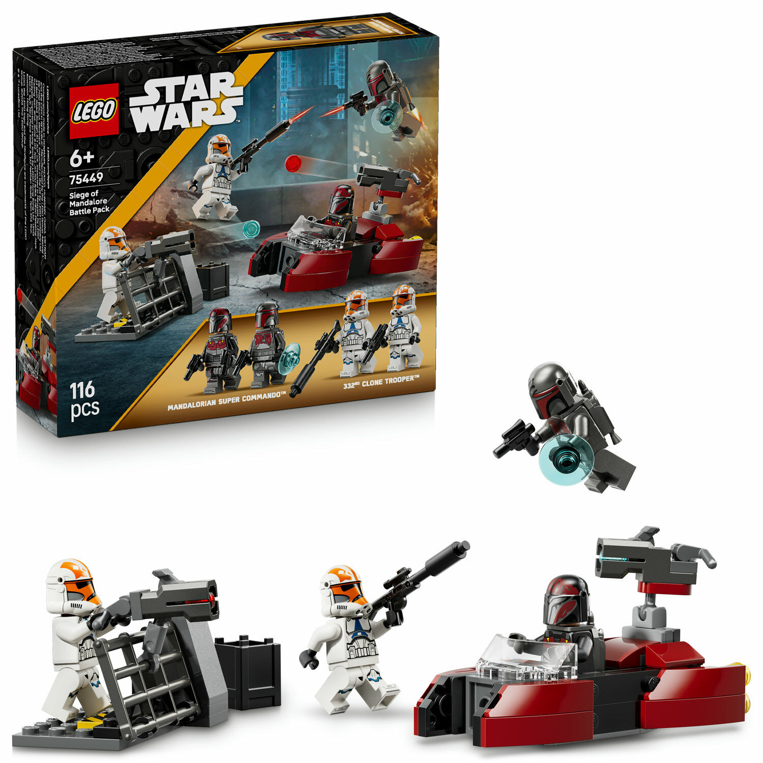 E-shop LEGO® Star Wars™ Bojový balíček obliehania Mandalore 75449