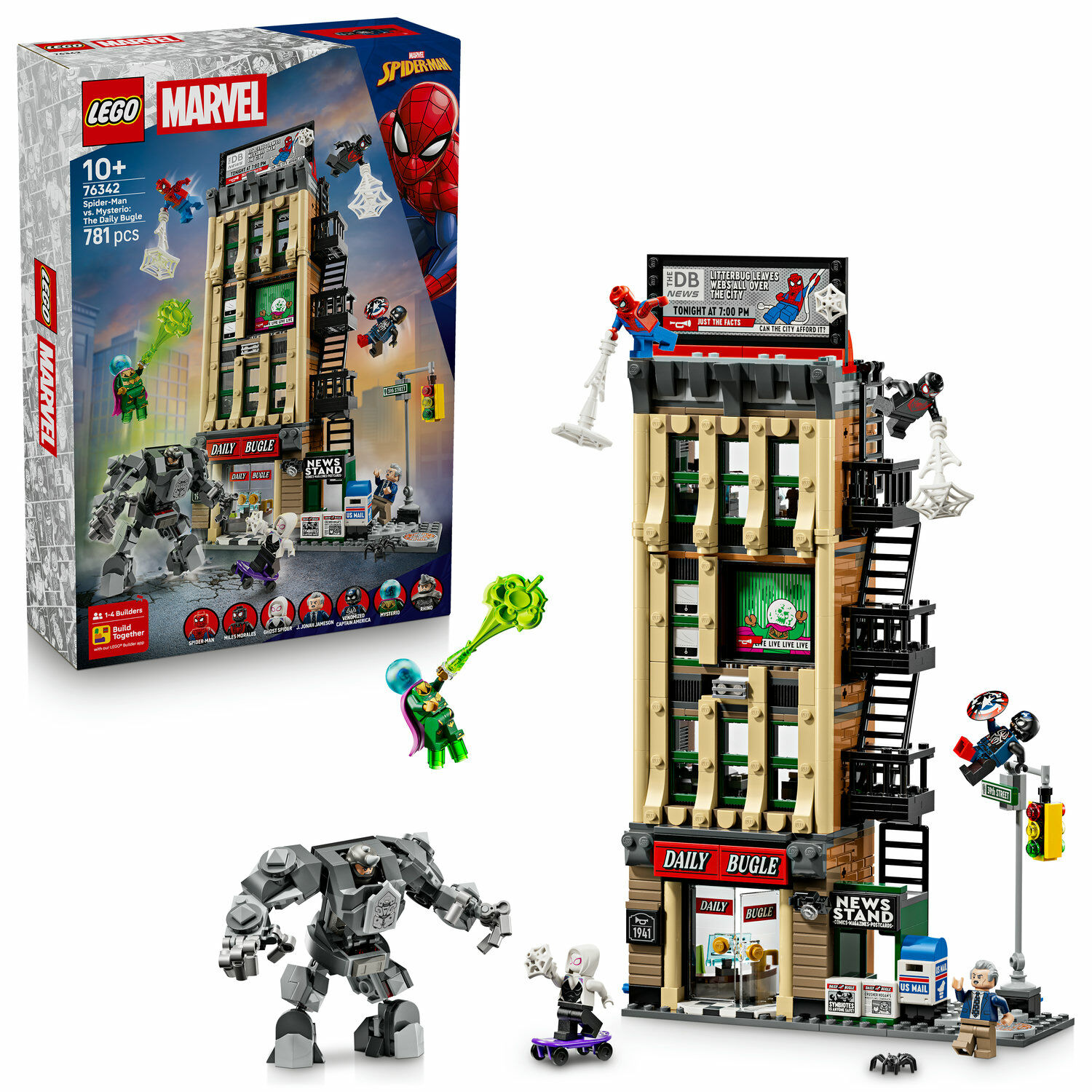 E-shop LEGO® Marvel Spider-Man vs. Mysterio: Daily Bugle 76342