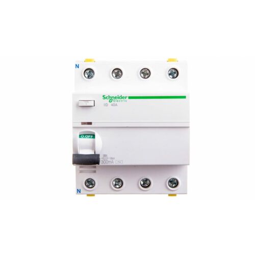 Schneider Electric iID 40A 4P AC típusú áramvédő kapcsoló - Áram-védőkapcsoló