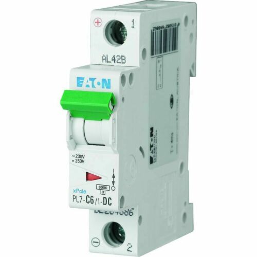 Kismegszakító 1P C 6A 10kA DC PL7-C6/1-DC 264886 176019319 - Áram-védőkapcsoló