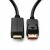 MicroConnect DisplayPort - HDMI kábel csatlakozók közelről