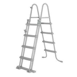 Bestway Flowclear 4-step safety ladder for above ground pools, 122 cm high - Bestway