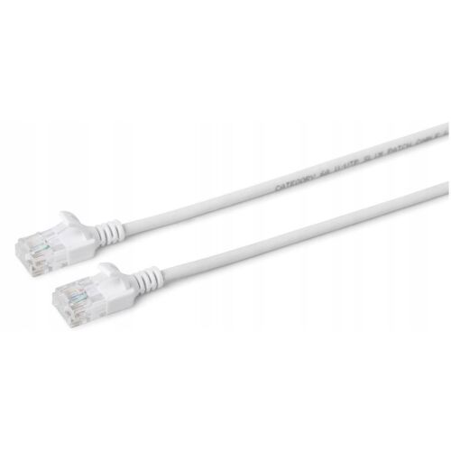 MicroConnect CAT6A Slim Fehér Patch Kábel 0.5M - Patch kábel