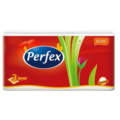 Papírzsebkendő 3 rétegű 100 db/csomag Perfex