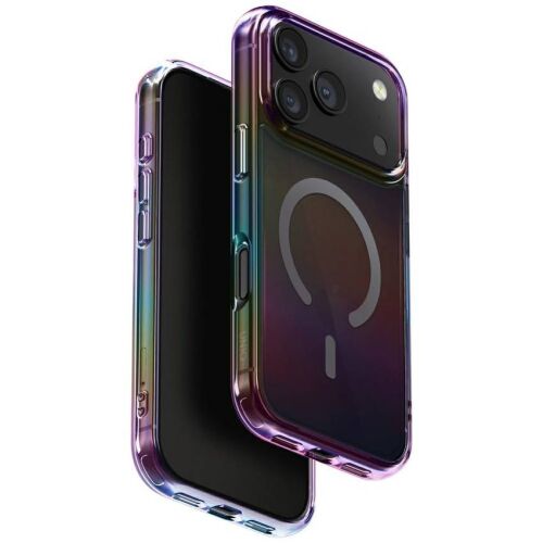 UNIQ Iridescia tok iPhone 17 Pro Magclick Charging éjféli kvarc 148983700 - UNIQ