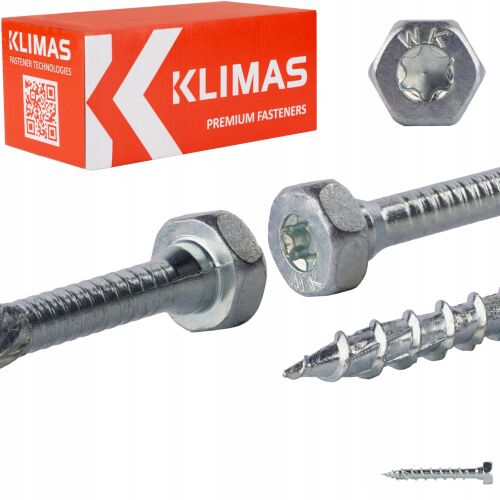 Klimas WKCH-08050 csavarok csomagolása és részletei - Csavar