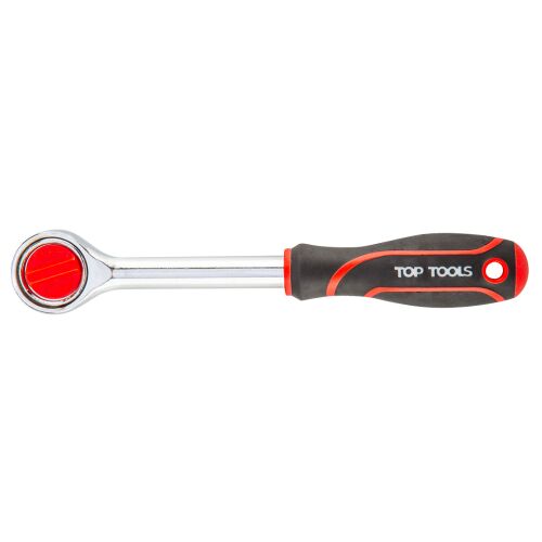 TOP TOOLS 3/8 hüvelykes racsnis kulcs, 200mm, dugókulcsokhoz - Dugókulcs