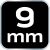 9 mm-es méretjelölés a NEO villáskulcson