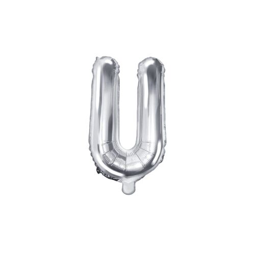 Fólia lufi "U" betű ezüst 35 cm 149071908 - Lufi