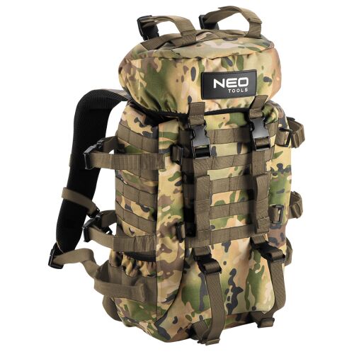 NEO Tools 30L terepszínű túrahátizsák, oldalnézet - Túrahátizsák