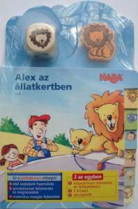 HABA Könyv&Játék - Alex az állatkertben gyerekkönyv 3in1 30496973 Haba