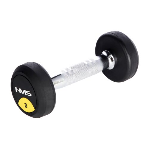 HMS PRO 2kg gumibevonatú súlyzó - Súly és súlyzó