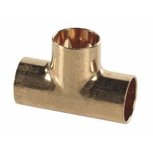 RÉZ 10x10x10 mm Réz T-idom, Egyenlő Méretű T csatlakozó vízvezetékhez és fűtéshez - Víz, gáz és fűtés szerelvény