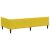 vidaXL Sarok Ágykeret Matraccal 2 db Sárga 80 x 200 cm Bársony 149127636
