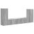 vidaXL 4 pcs Szürke Sonoma 149130573