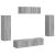 vidaXL TV szekrény 5 pcs Szürke Sonoma 149130548