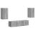 vidaXL 2 pcs Szürke Sonoma 149137058