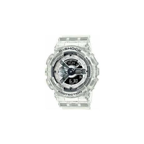 Casio G-Shock GA-114RX-7AER férfi átlátszó karóra, elölnézet 