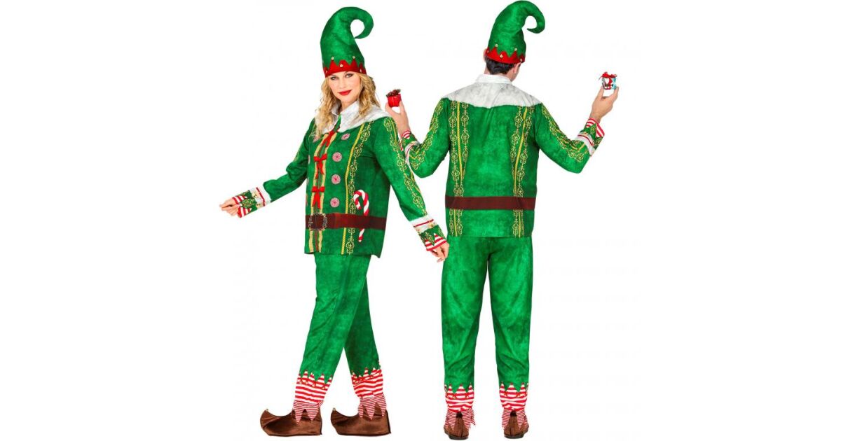 Mikulás segítő manó unisex felnőtt jelmez L-es méretben | Pepita.hu