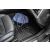 FROGUM No. 77 fekete gumiszőnyeg Volvo S80 II 2006-2016 autóhoz, esernyővel az autóban