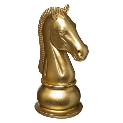 Dekoratív figura SAKK LOVAG arany 25,5 cm