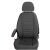 FORD Transit MK8 2014+ vezetőülés huzat, fekete szegéllyel