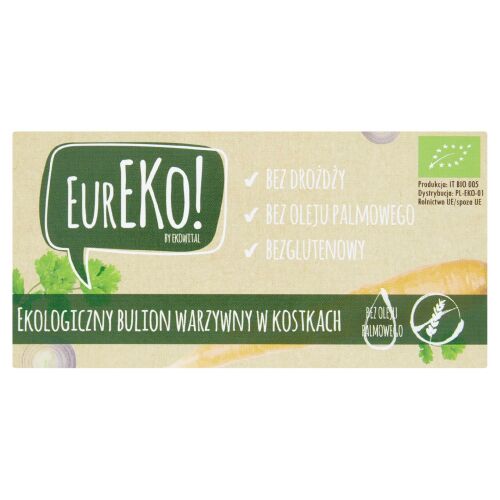 Eureko zöldségleveskocka, élesztőmentes, pálmaolajmentes, gluténmentes - Ízesítő kocka