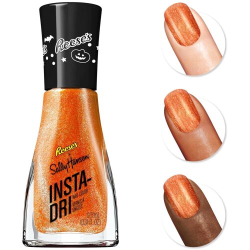 Sally Hansen Insta Dri REESE'S Candy 737 körömlakk, narancssárga csillogó szín - Körömápolás