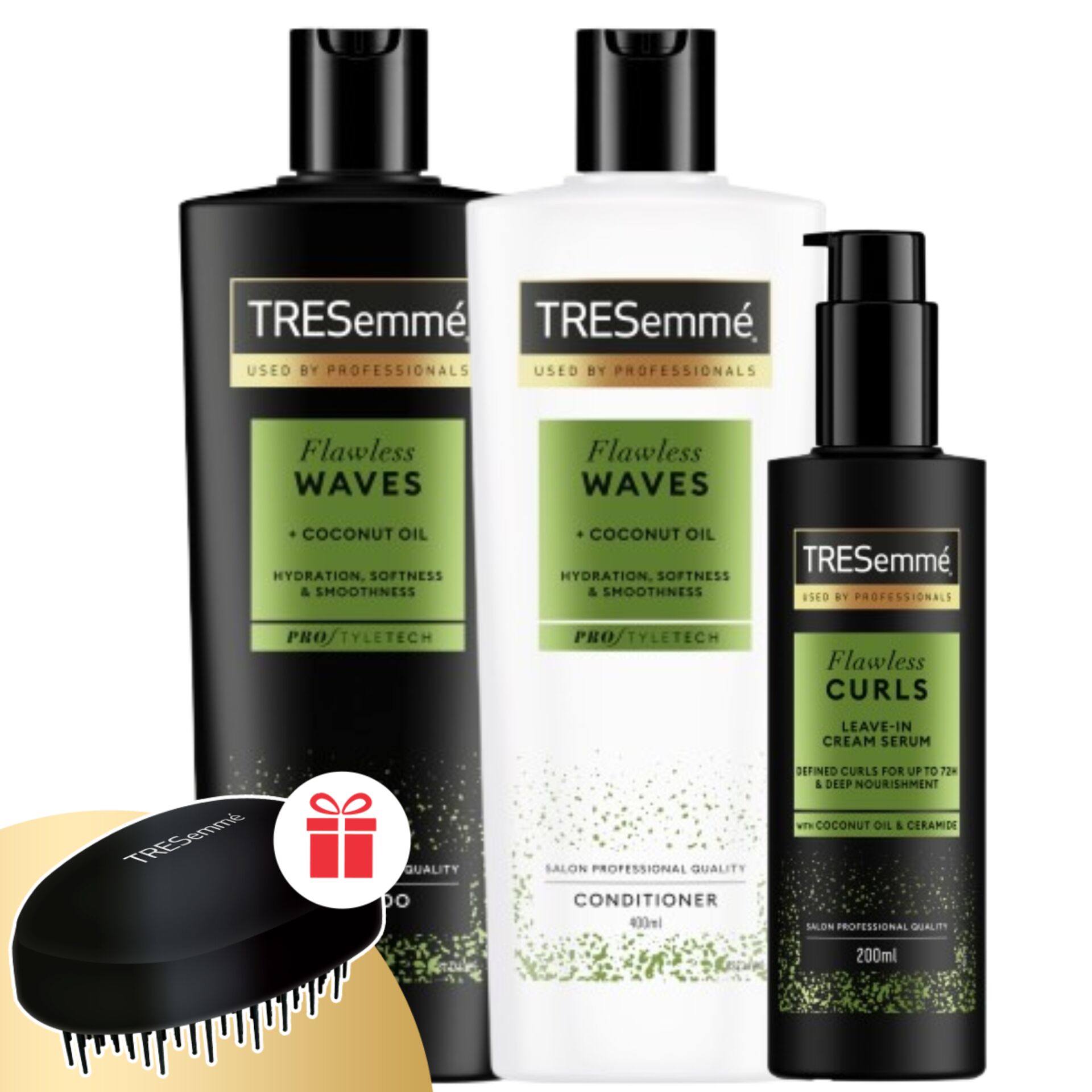 E-shop Balíček TRESemmé Flawless pre kučeravé vlasy + darčekový hrebeň TRESemmé