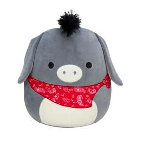 Squishmallows 30 cm - Jason a szamár kendővel