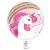 Unicorn Rainbow Colors Unicorn Paper Plates 8 pcs 20 cm FSC 84079470