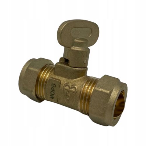 15x15 mm-es gázcsap rézcsövekhez, MOP5 besorolású - Golyóscsap
