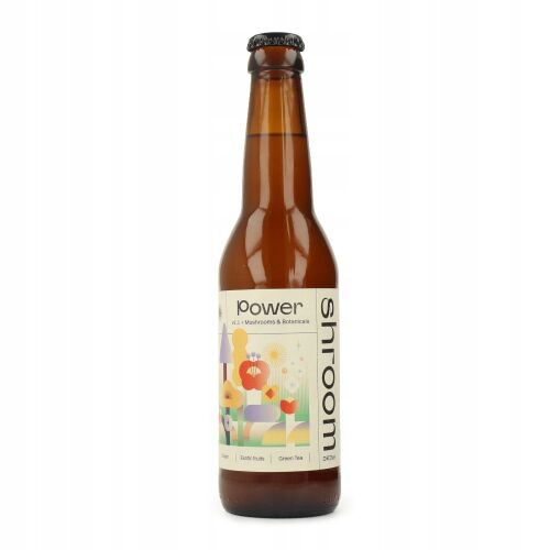 Shroom Power Adaptogén Ital 330ml - Elölnézet - Szénsavas üdítőital