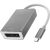 Qoltec USB-C - DisplayPort adapter, közelről