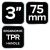 3 hüvelykes, 75 mm-es, ergonomikus TPR fogantyú rugós szorító információ