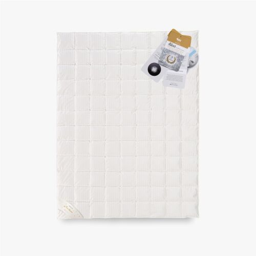 Libapehm ezüst libatoll paplan, 155x200 cm, 1200g, meleg és exkluzív, felülnézet - Paplan