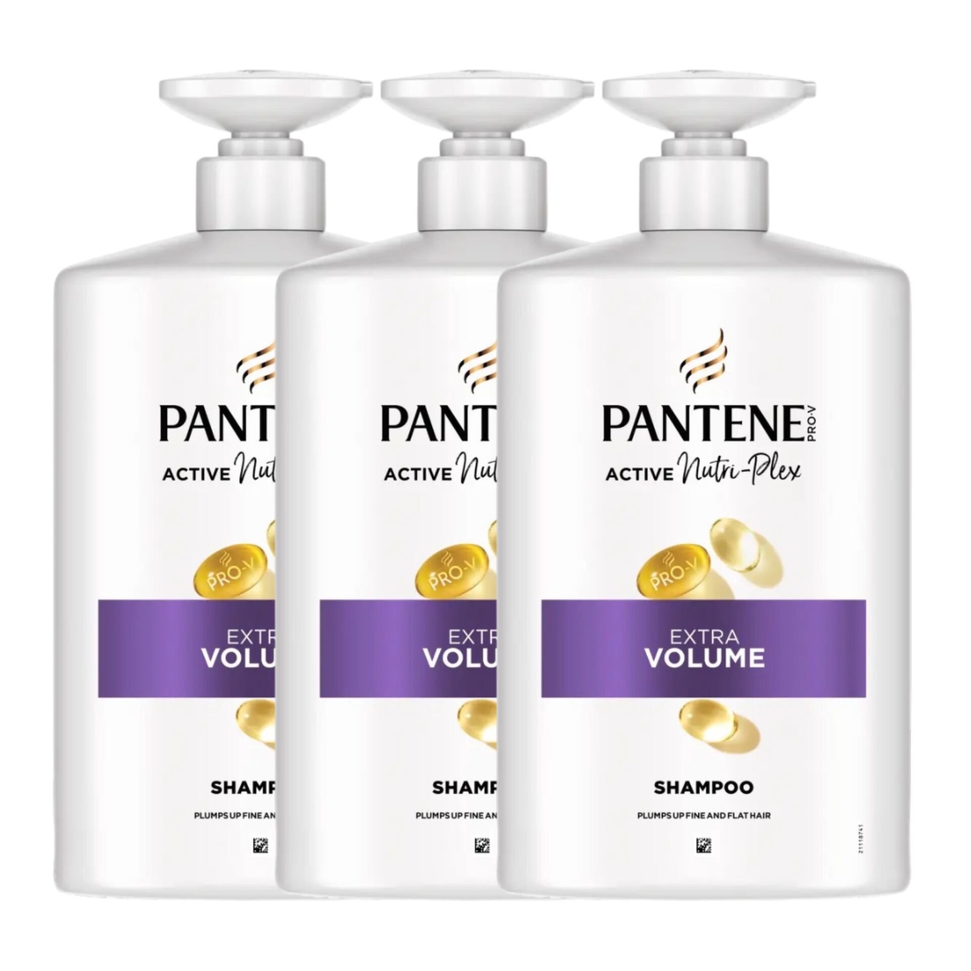 E-shop Pantene Pro-V Extra Volume Šampón na spľasnuté vlasy 3x1000ml