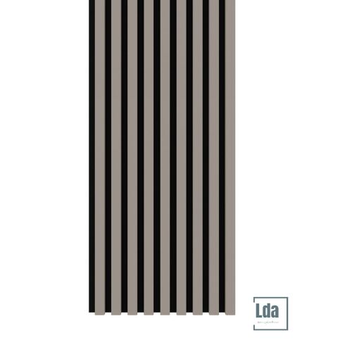 Riflaj MDF dekoratív LDA PREMIUM, akusztikai panel típus, Homokszürke, 260x40 cm 149425963 - Falpanel és falmatrica