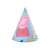 Peppa Pig Party Hat, blue with Peppa Pig design