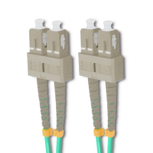 Qoltec SC/UPC Multimódusú OM4 Duplex Optikai Patch Kábel, 2m - Patch kábel