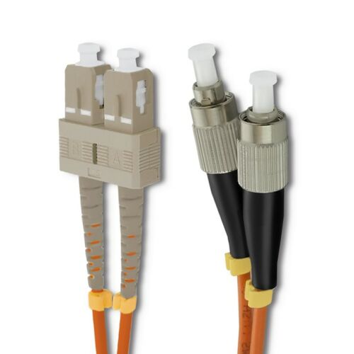 Qoltec SC/UPC - FC/UPC Multimódusú OM2 Duplex 5m Optikai Patch Cord - Patch kábel