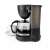 Nedis KACM150EBK filter coffee maker, black, 1.25L, 10 cups, with glass carafe, drip stop function, keep warm function
