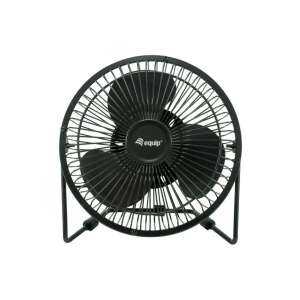 Czarny wentylator stołowy USB Equip 245420 - Equip