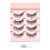KISS Blowout Lash Pageboy Műszempillák 4 pár szett ragasztóval