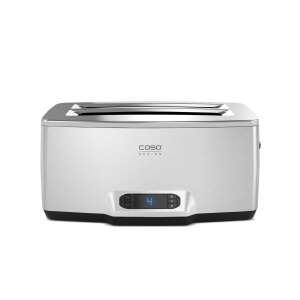 Caso Inox4 4-slice stainless steel toaster, front view - Caso