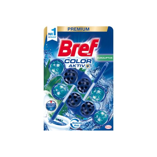 Bref Color Aktiv Eukaliptusz 2x50g 149462441 - Szaniter tisztítószer, WC illatosító és Vízkőoldó
