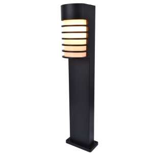 LUTEC FULTON modern black outdoor floor lamp - Lamp & Lighting